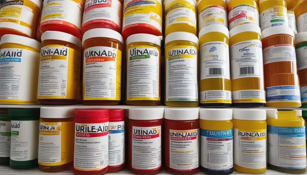 commercial urine products