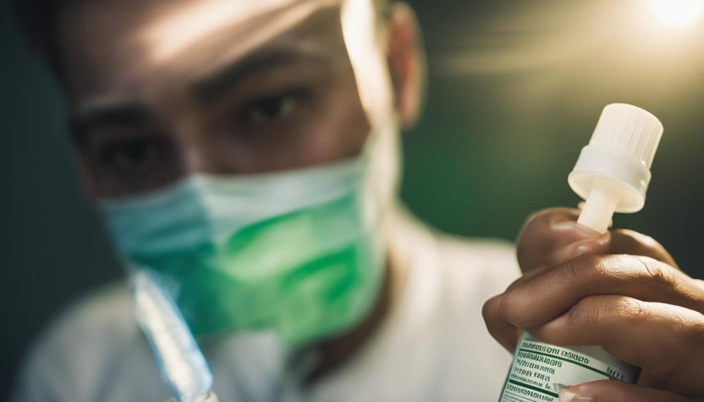 hydrogen peroxide for saliva drug test